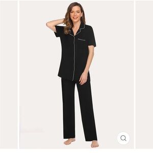 Classic Black Pajama Set